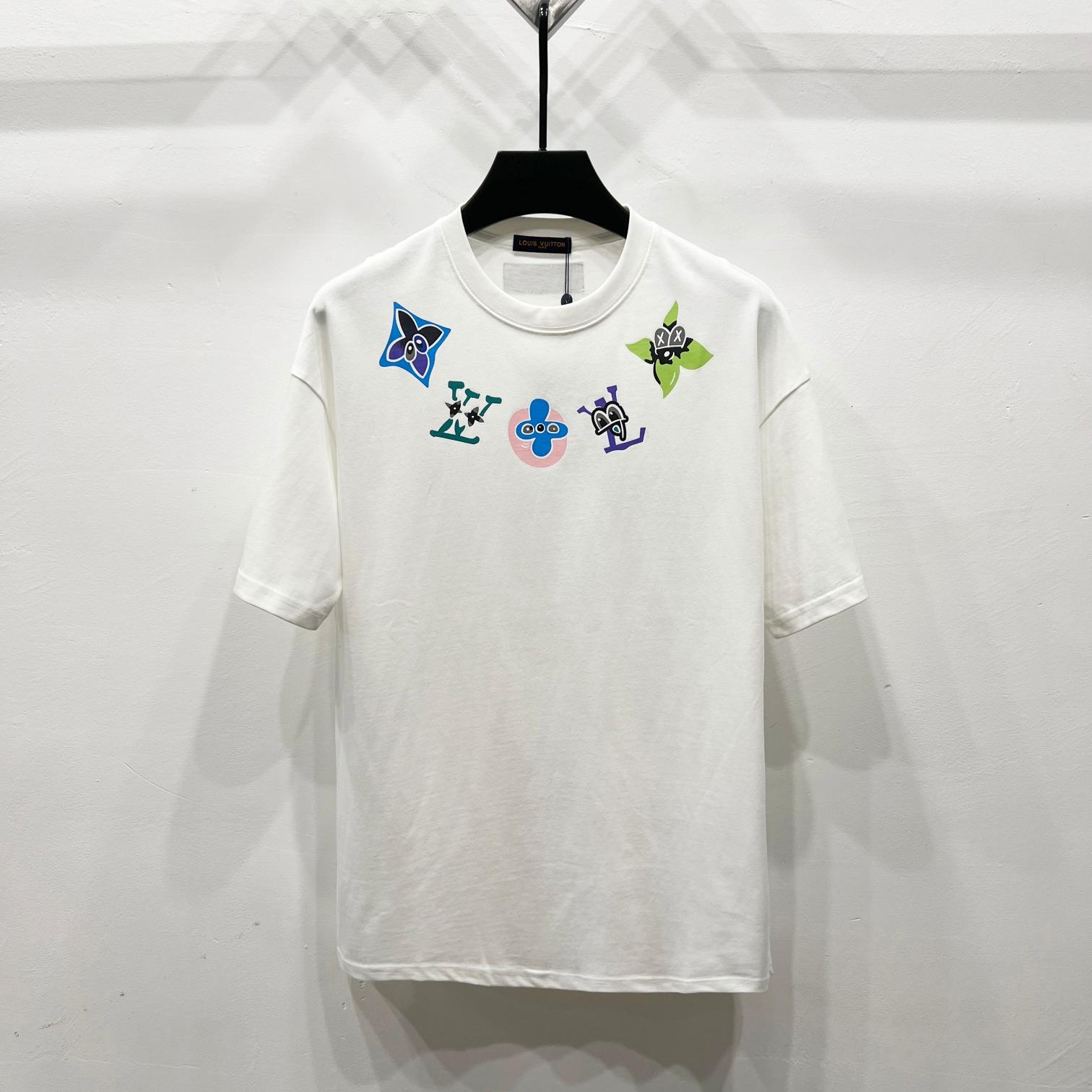 Starry sky cartoon T-shirt