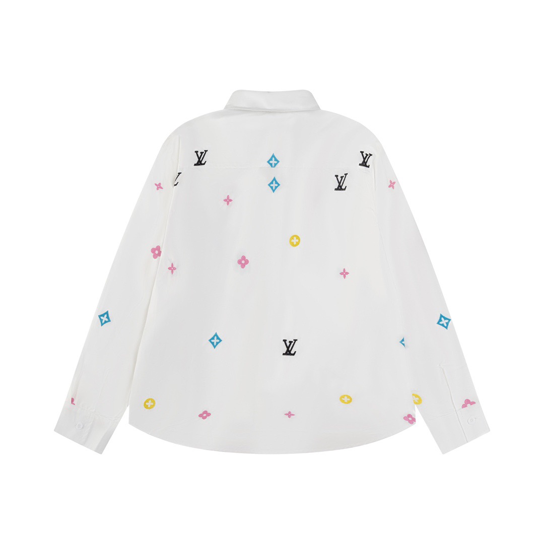 Pocket Patch Embroidered Shirt