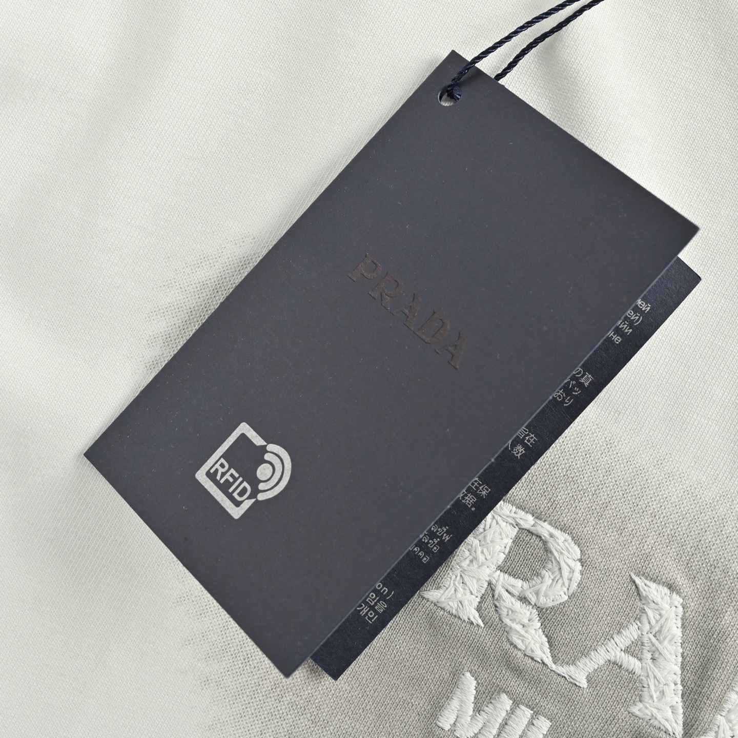 25ss pendant print short-sleeved T-shirt