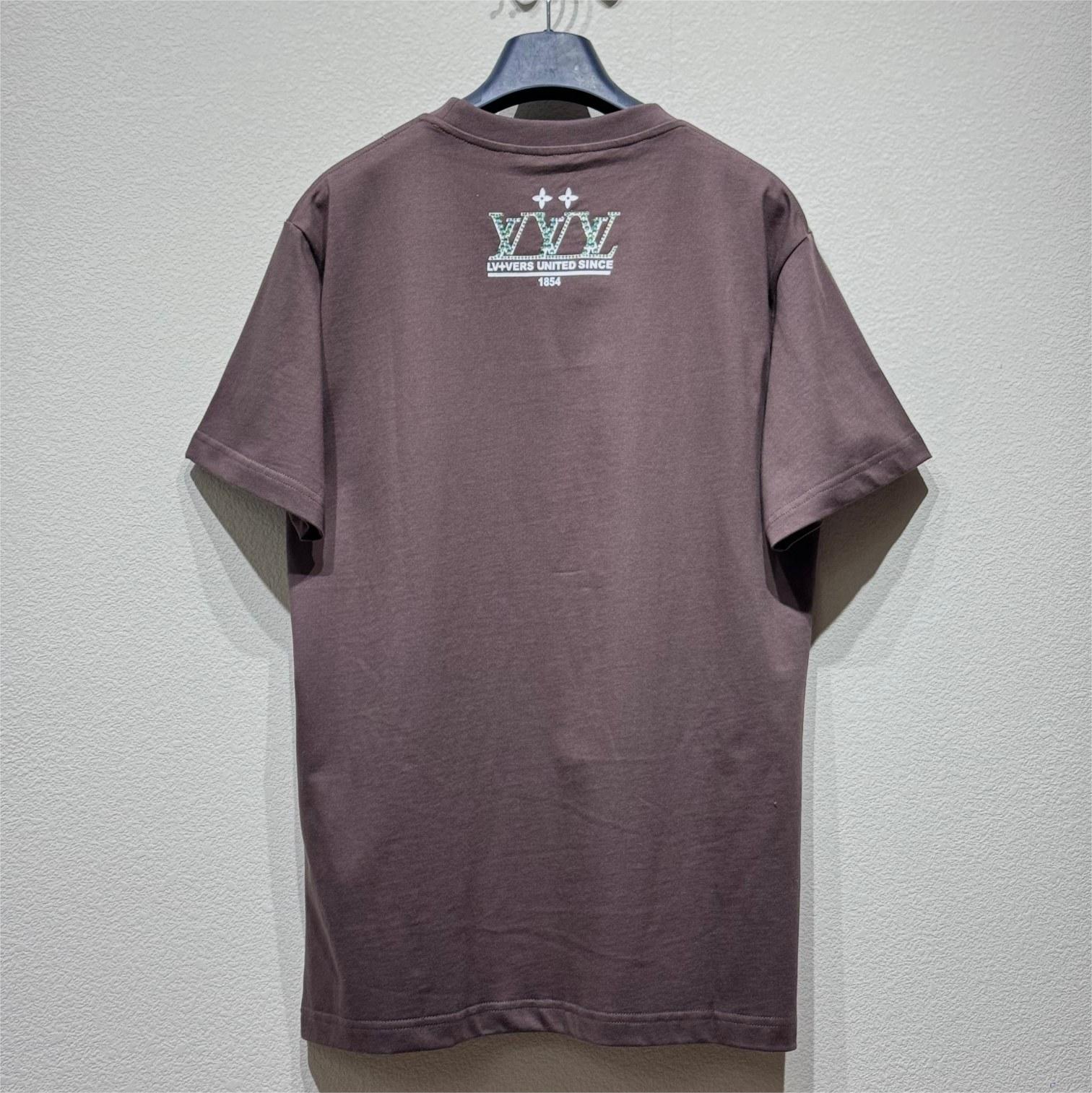 Beaded LOGO Short Sleeves