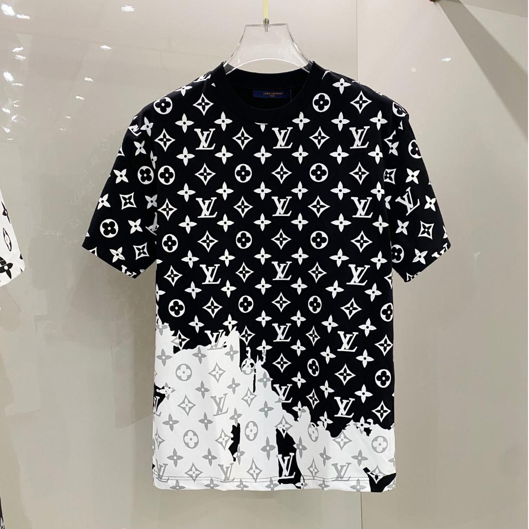 All over print cotton T-shirt