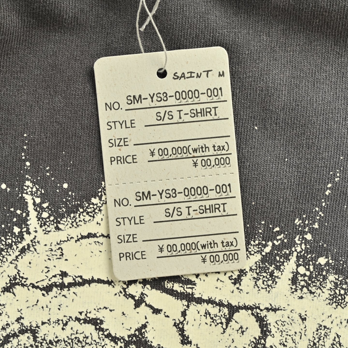 25ss Luminous Thorn Jesus Print Short Sleeve T-shirt