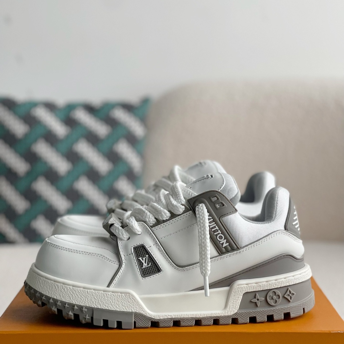 White men's sneakers