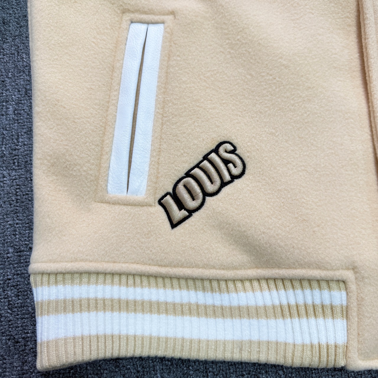 Autumn And Winter Leather Patchwork Baseball Casual Jacket