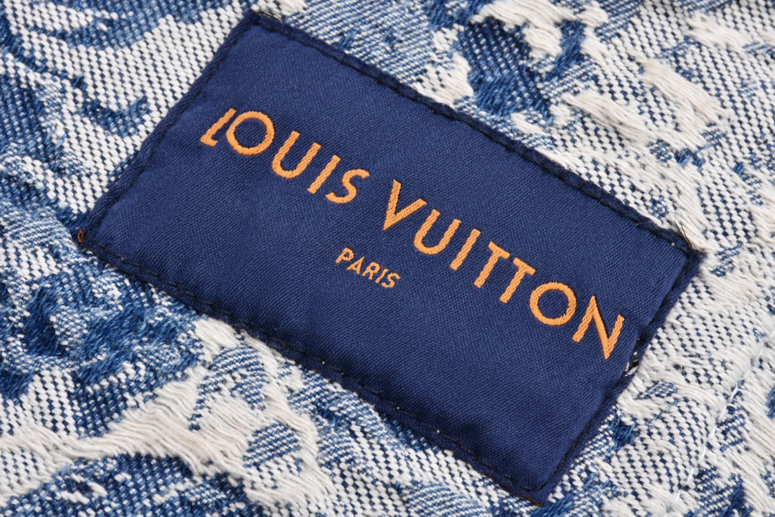 Fringed Denim Coat Jacket