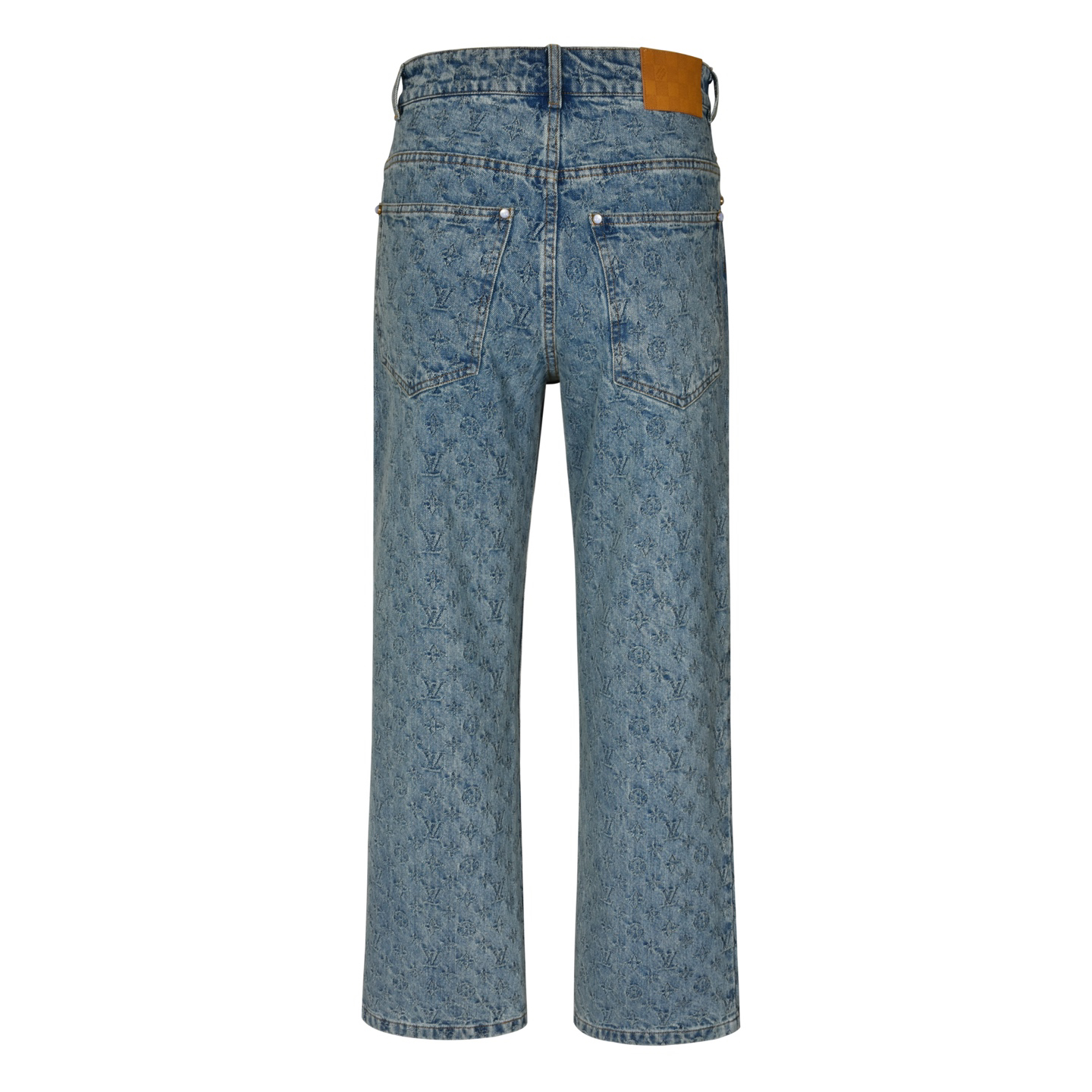 New Jacquard Denim Trousers