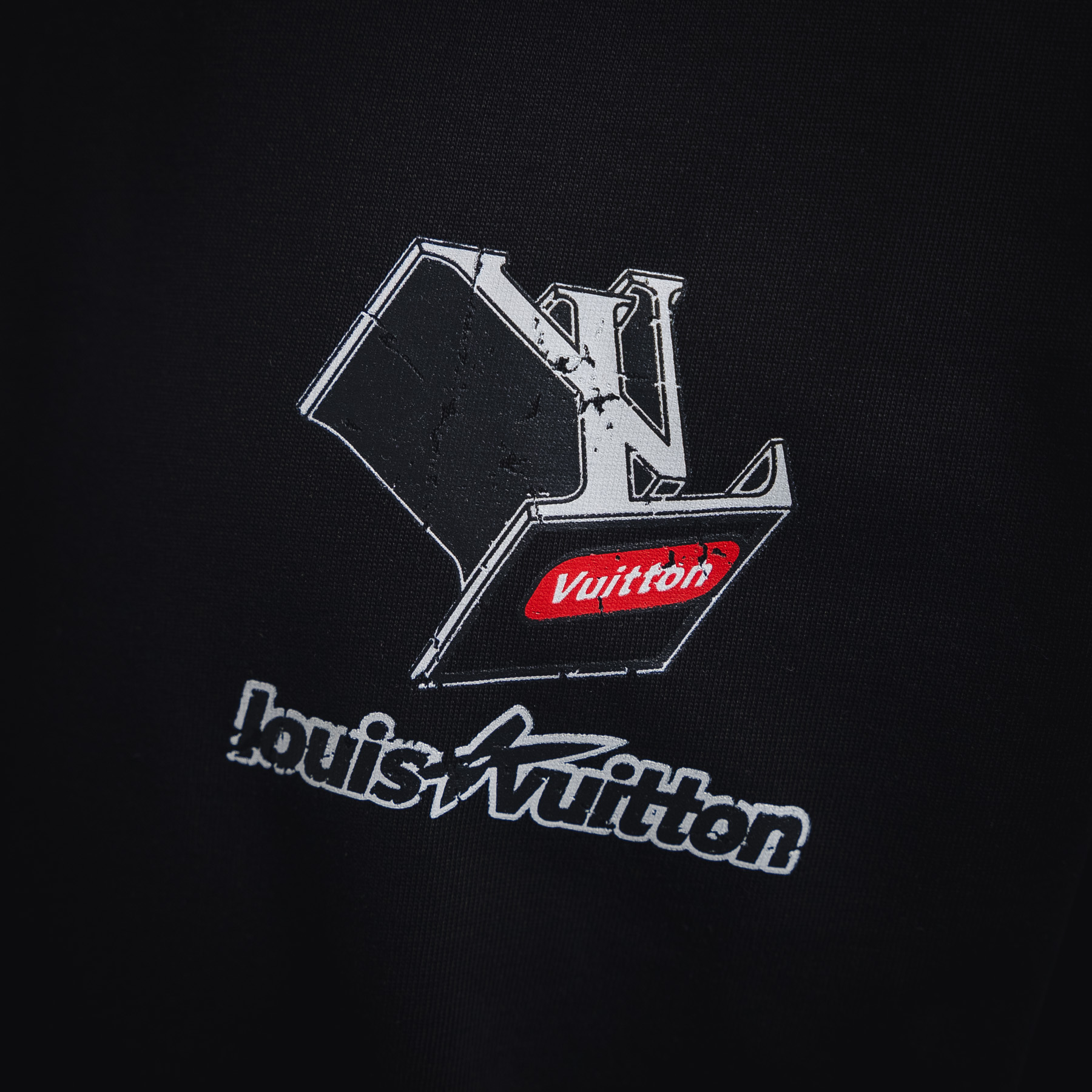 Cutout War Horse Appliqué T-Shirt