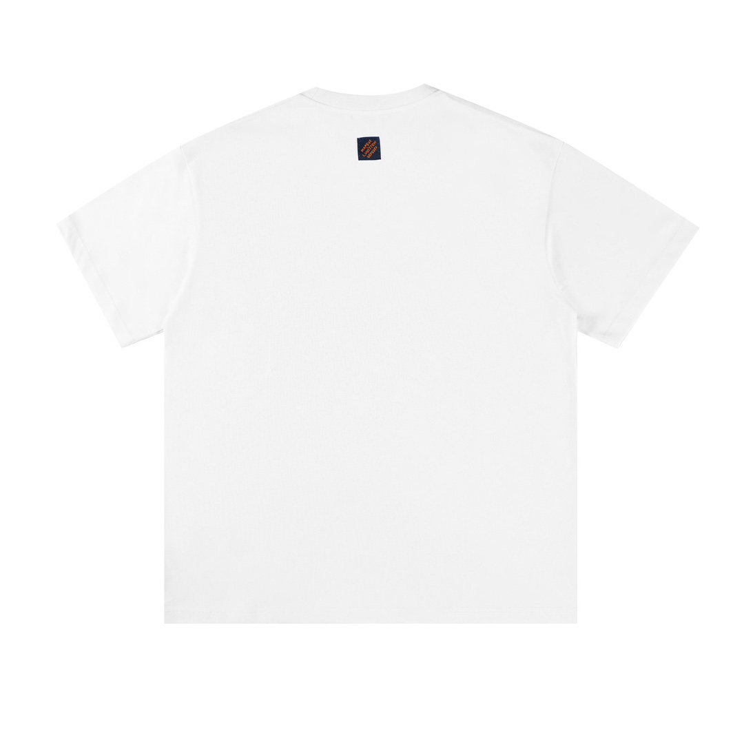 2025ss Early Spring Printed Mirrored T-Shirt