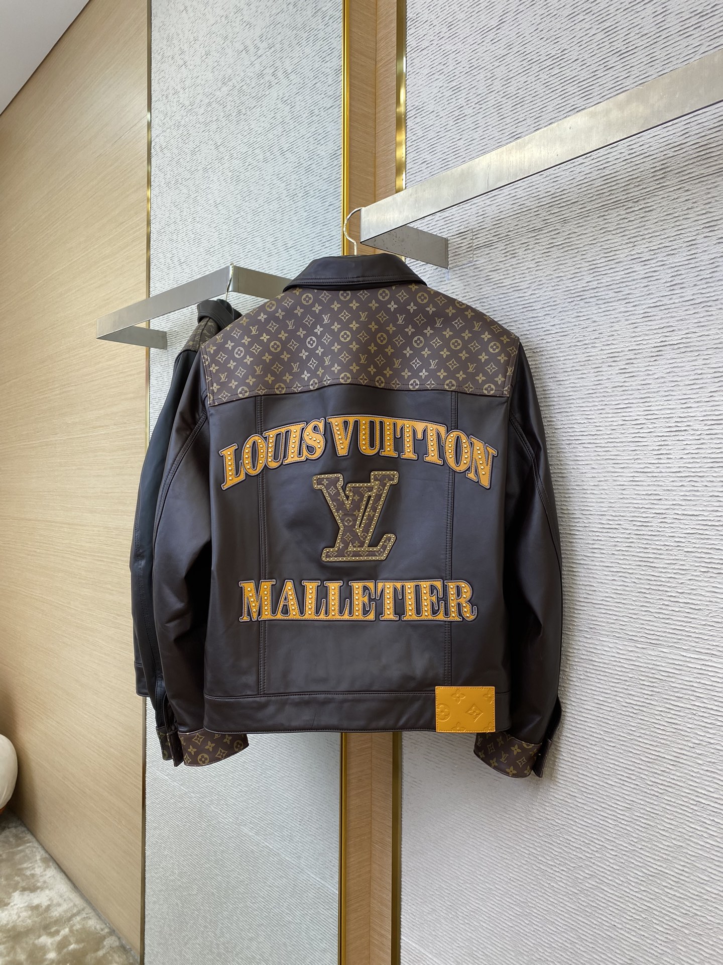 Monogram Leather Jacket