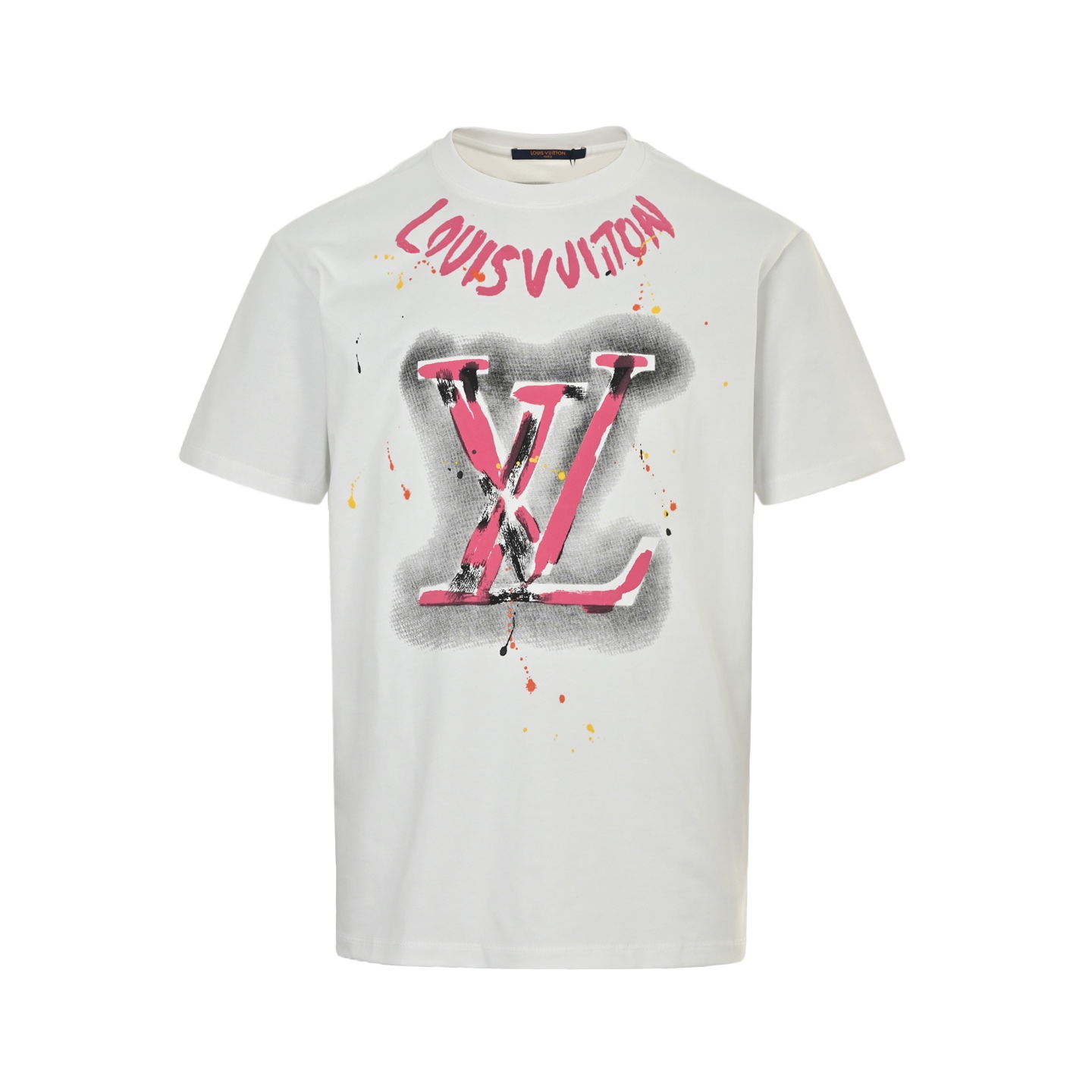 25ss graffiti logo print T-shirt