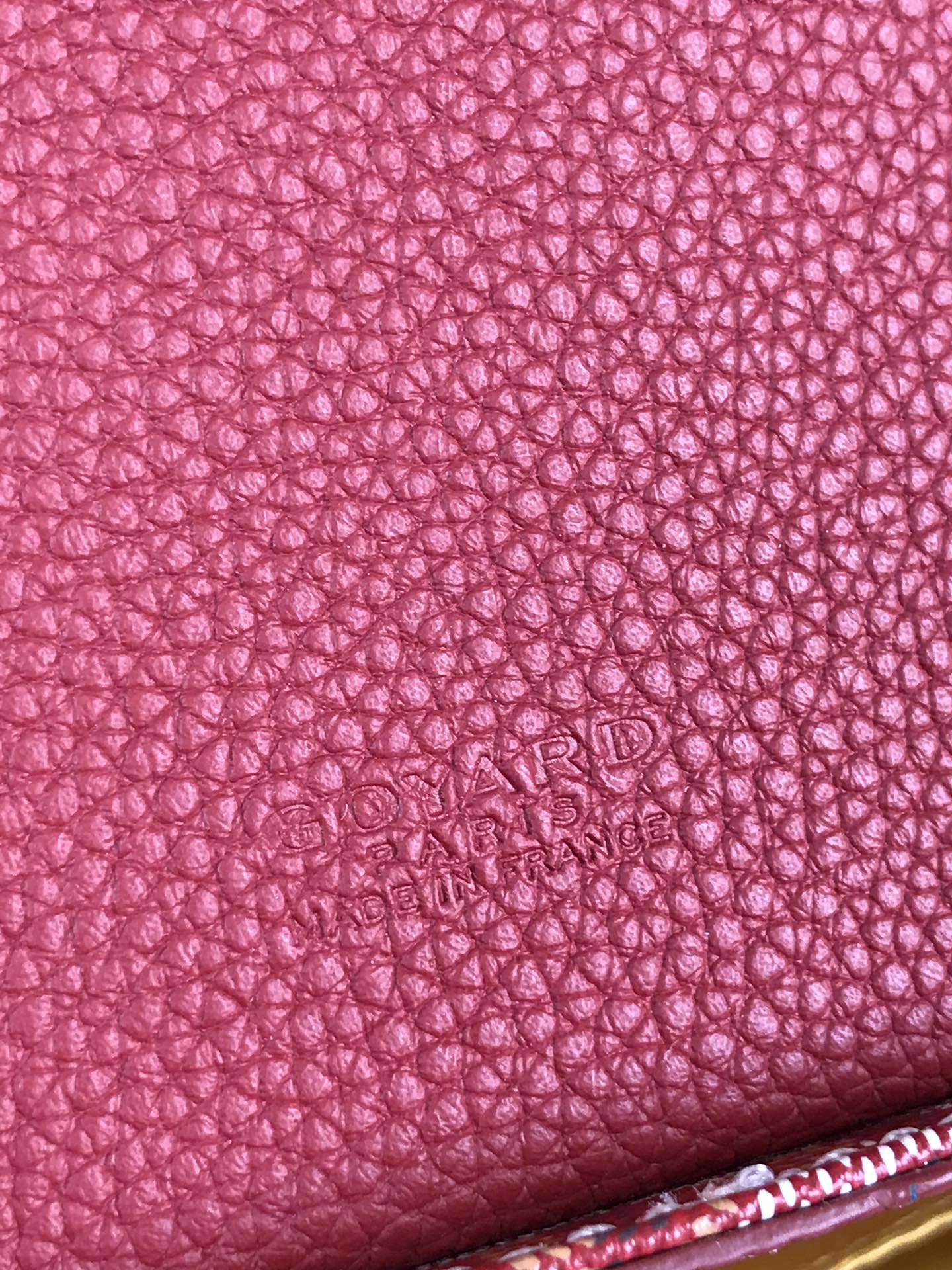 Red Canvas And Lambskin