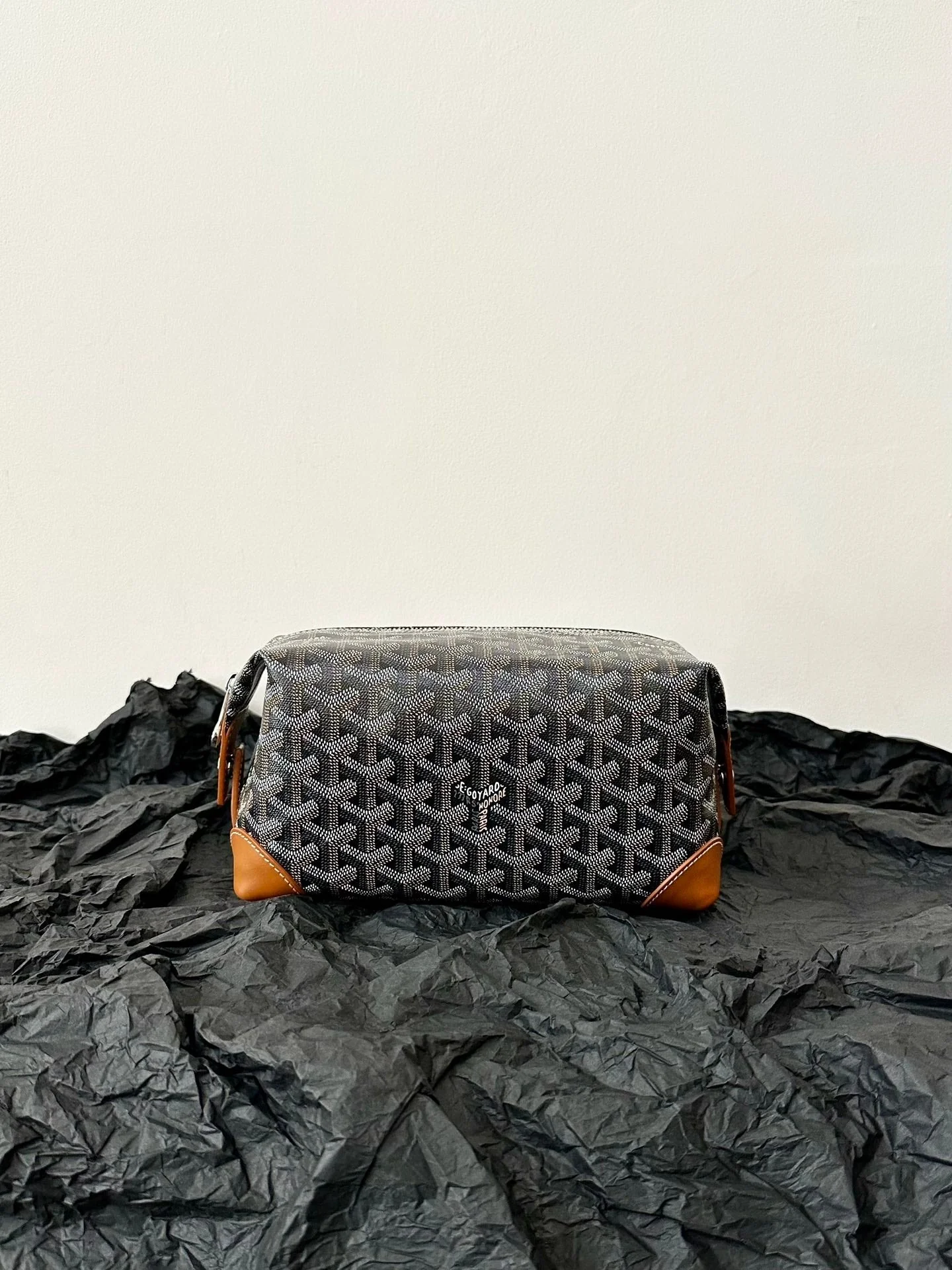 Cosmetic Bag 24CM Black Tan