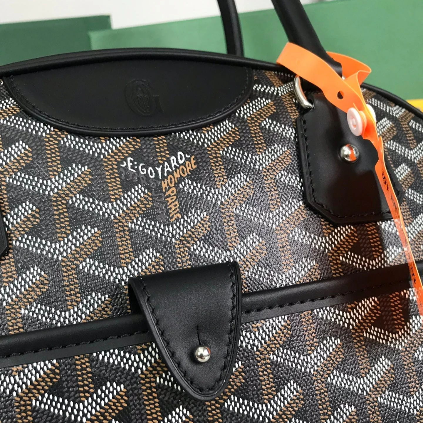 Black Calfskin Handbag