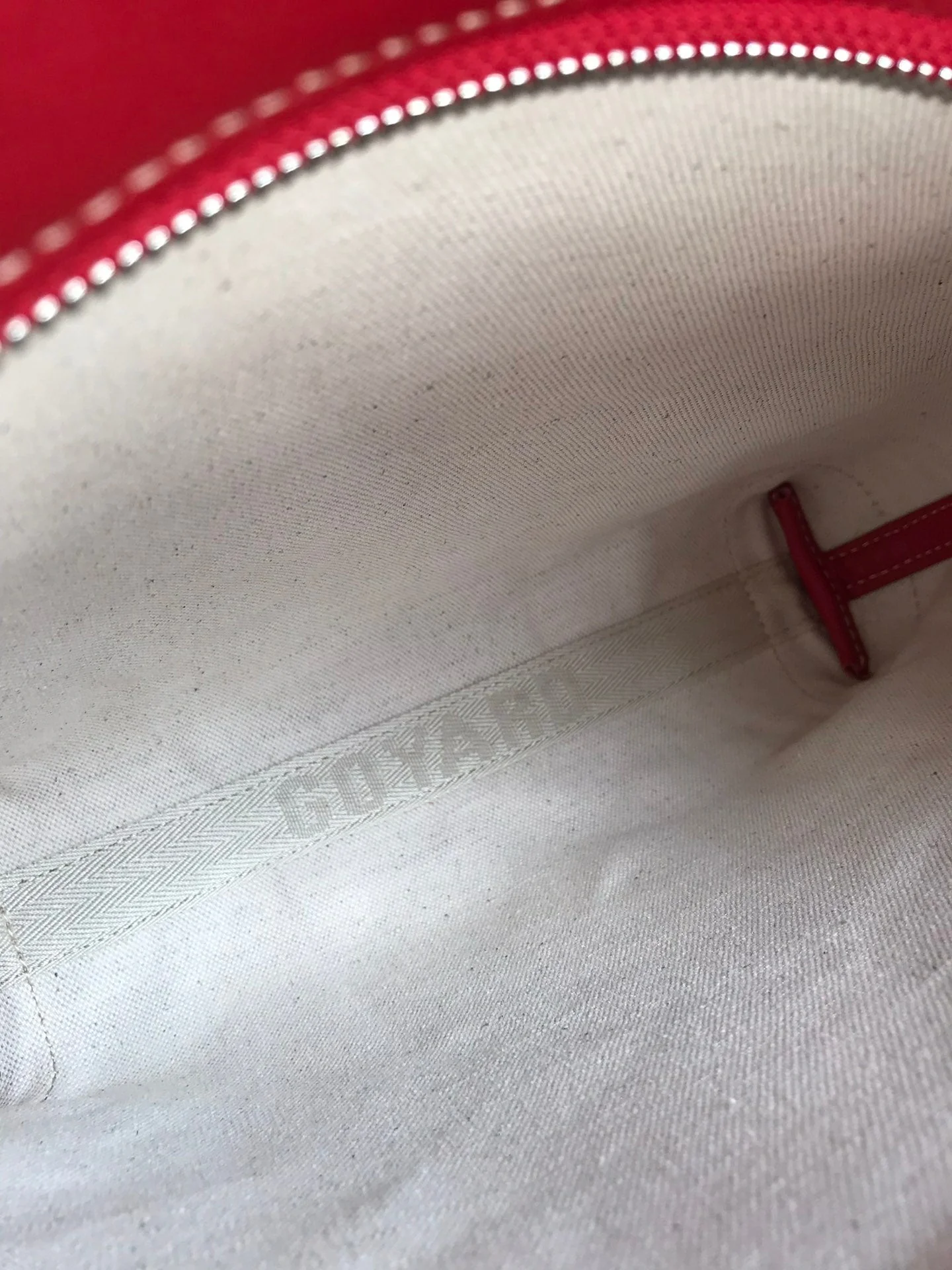 24 In Red Lambskin And Canvas