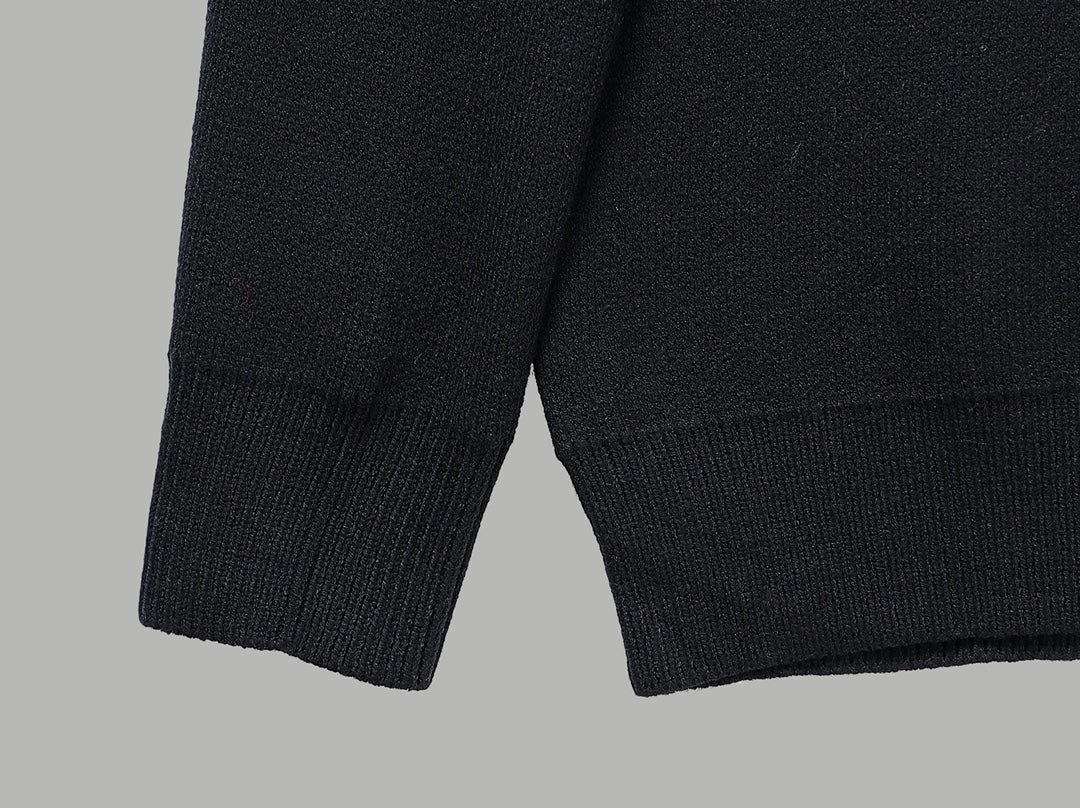 Unisex Street Style U-Neck Logo Luxury Sweater