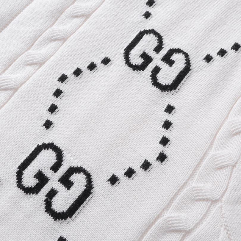 Jacquard Cable Knit Polo