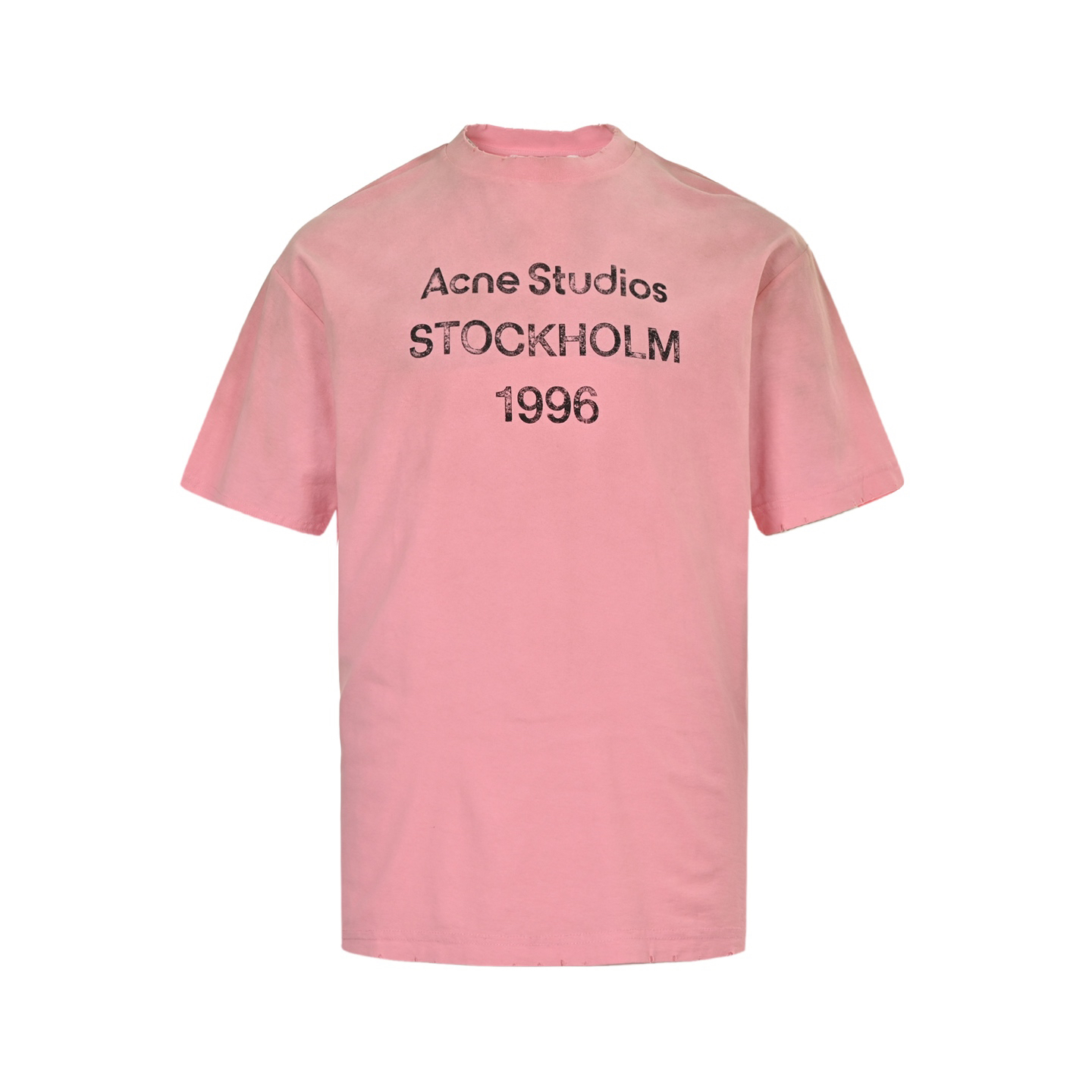 1996 Letter Print Distressed T-shirt