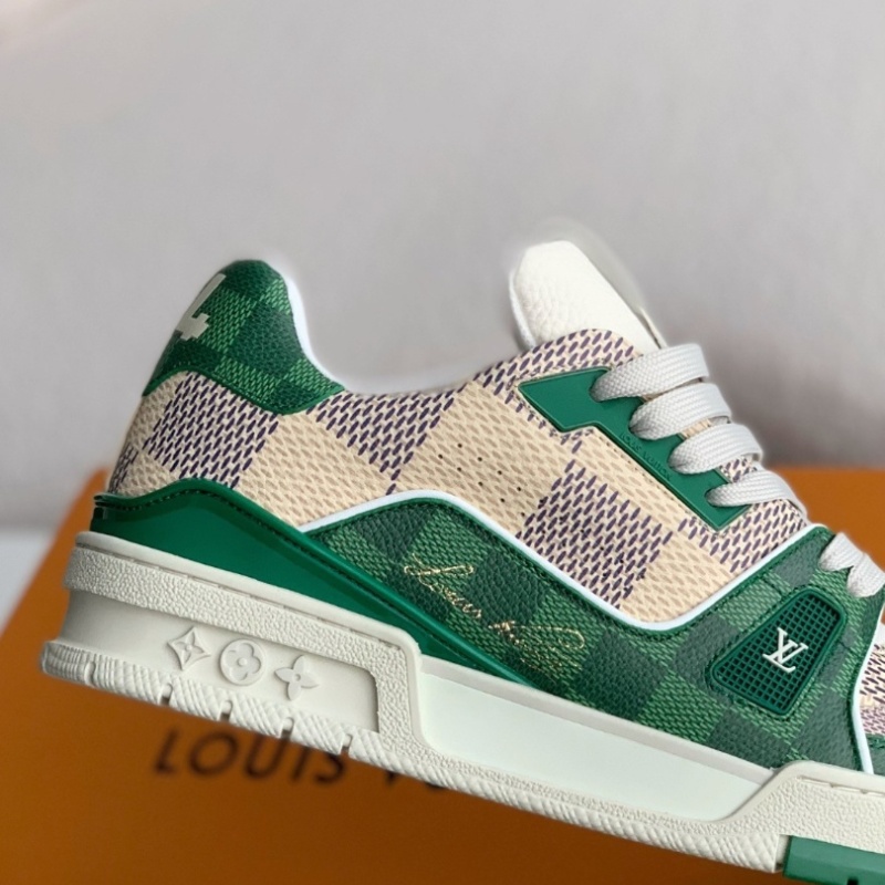 Cotton fabric low-top sneakers