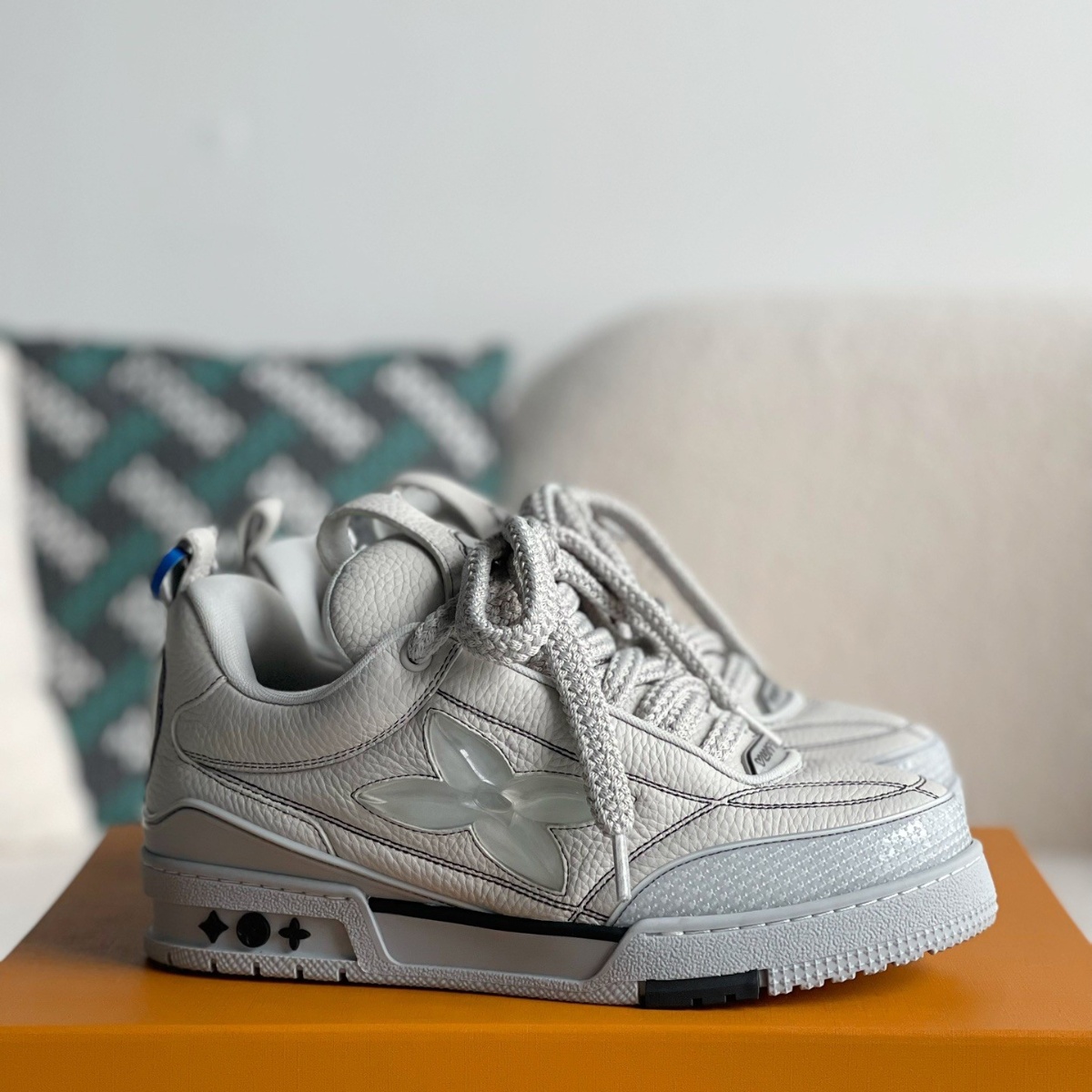 Skate Sneaker en gris Hombre