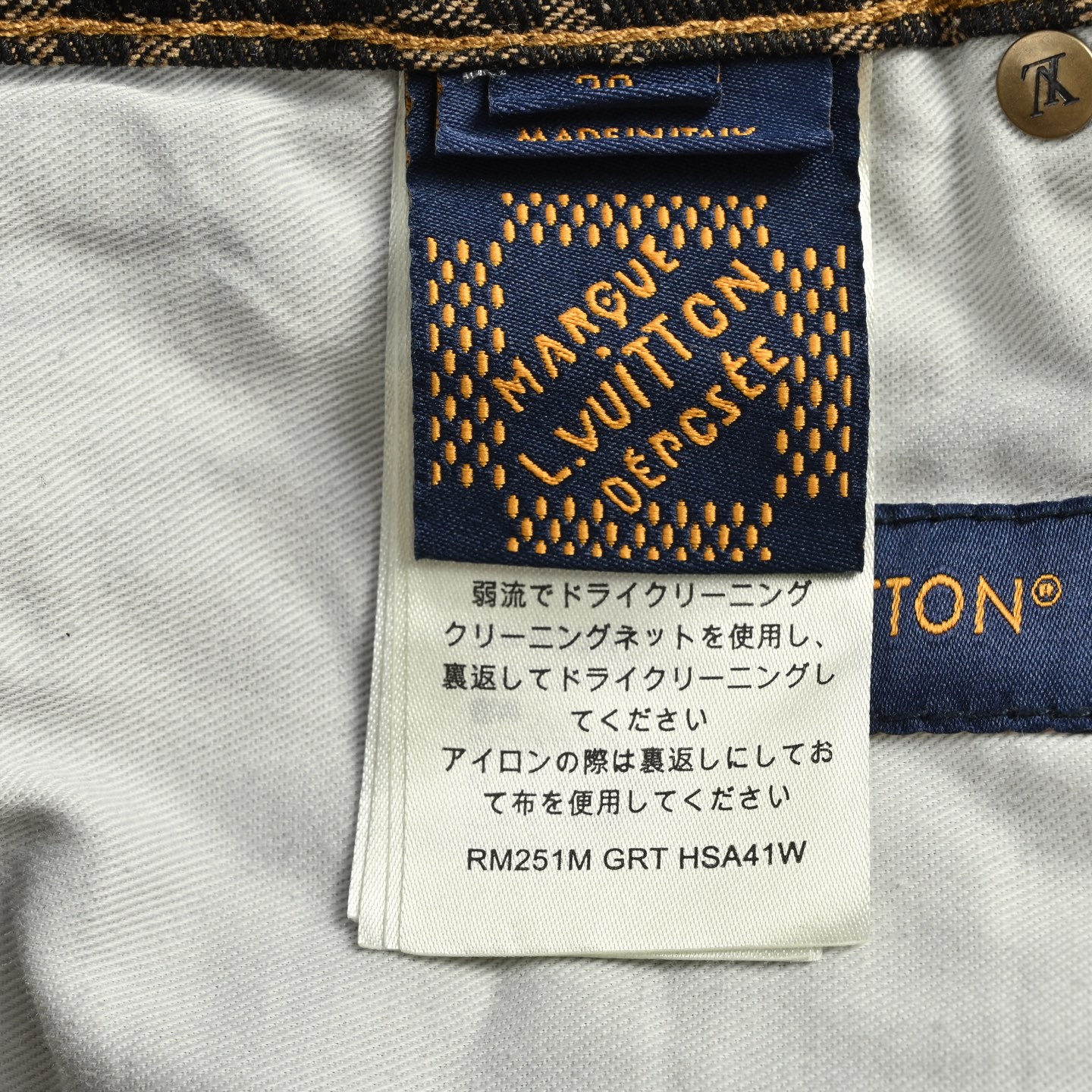 25ss old flower full print brown jeans