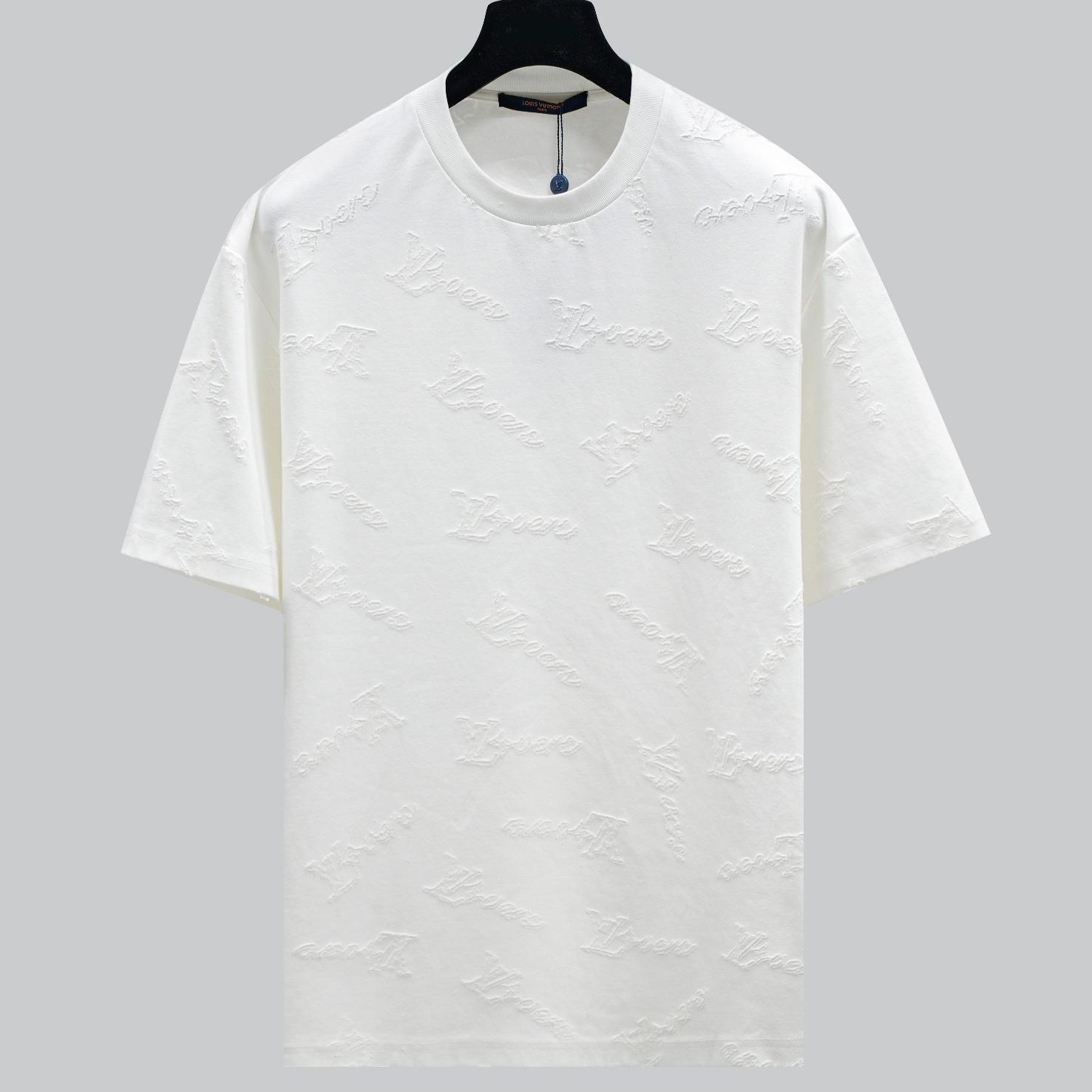 Washed cotton devoré graphic T shirt