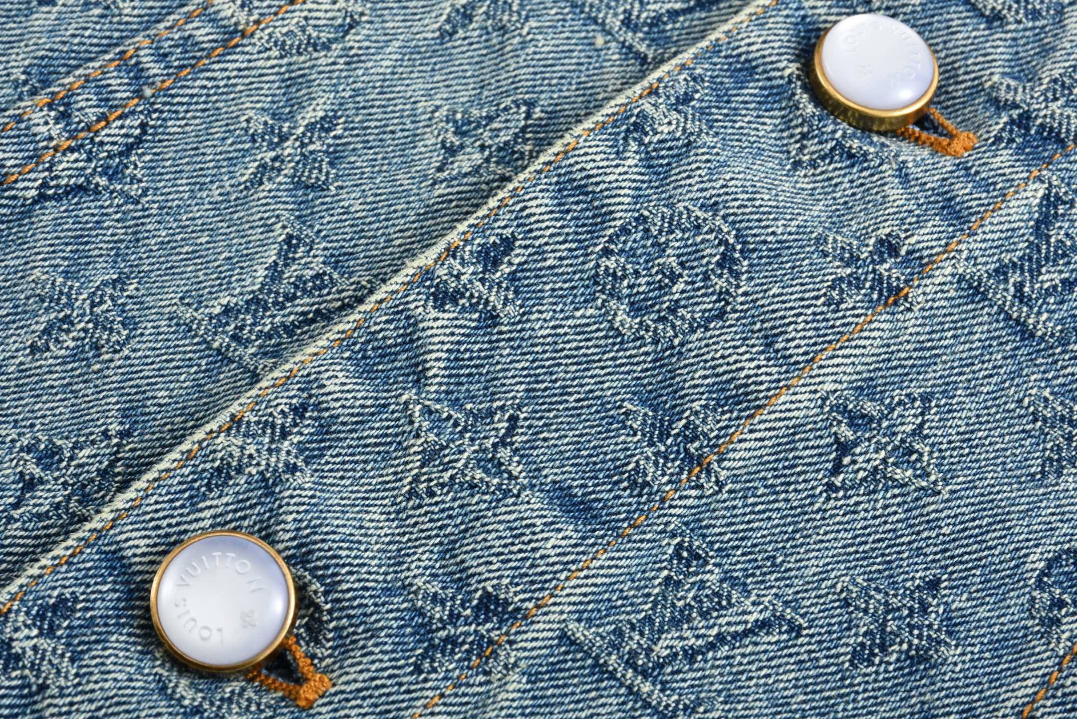 New Jacquard Denim Long Sleeve Jacket