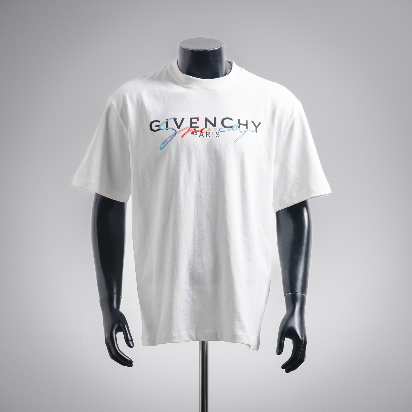 GVC Cursive 3D Embroidery Short Sleeve T-Shirt