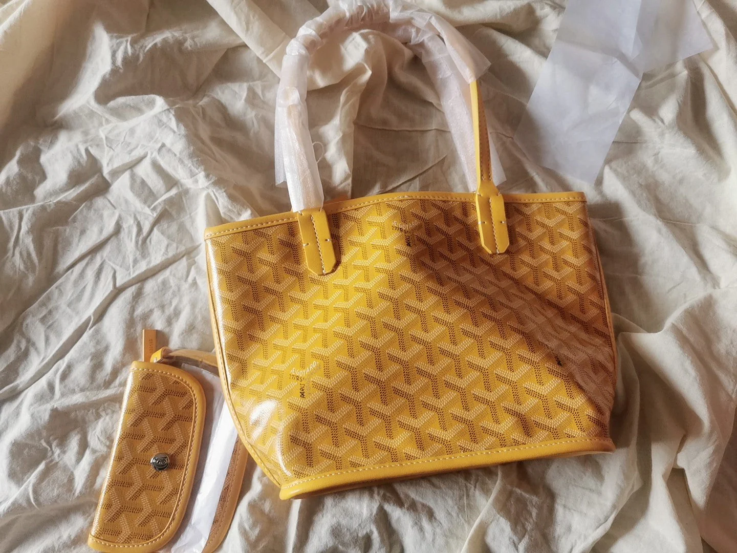 Mini 38CM Yellow Canvas Bag