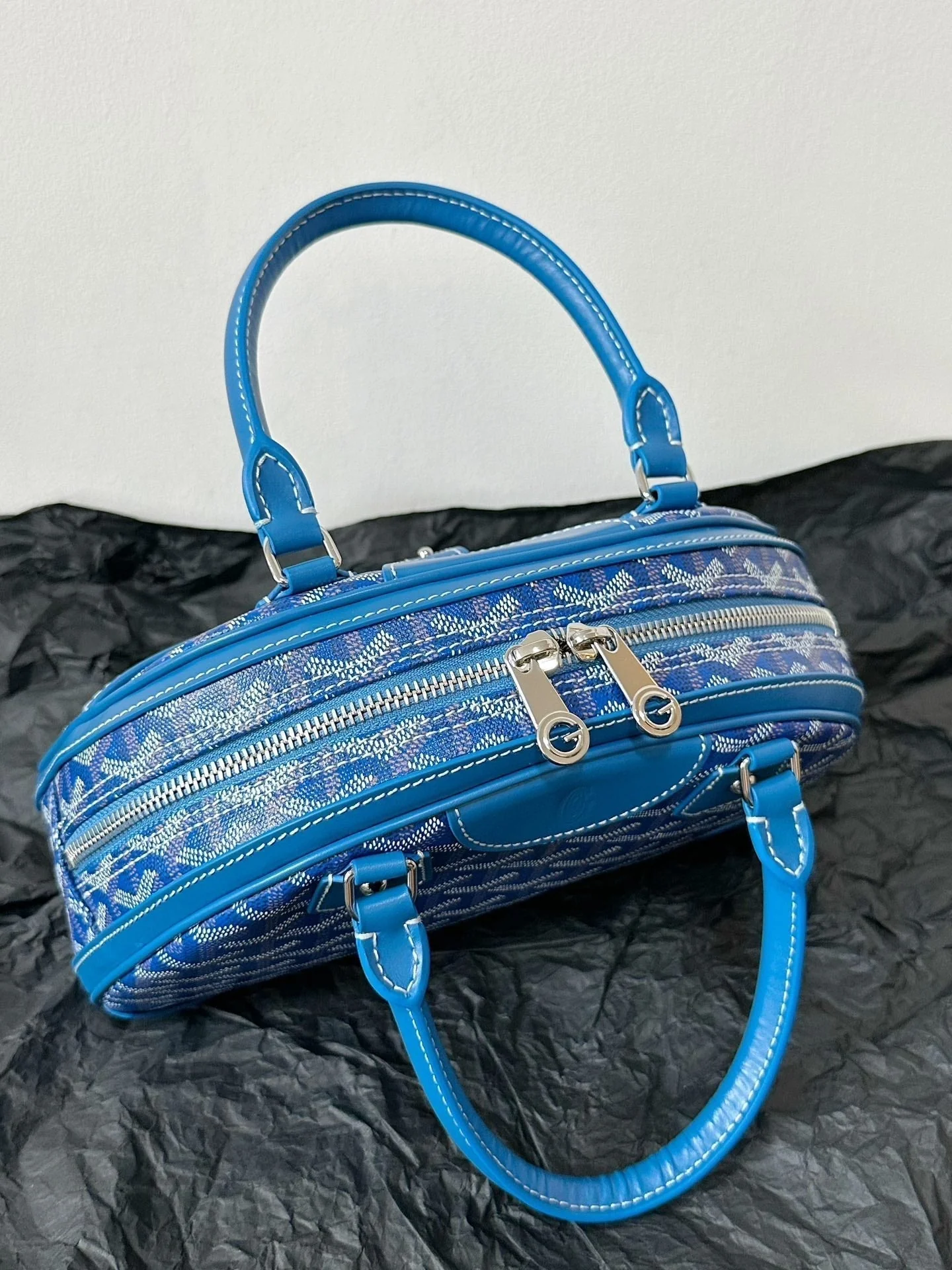 Small Blue Canvas Bowling Ball