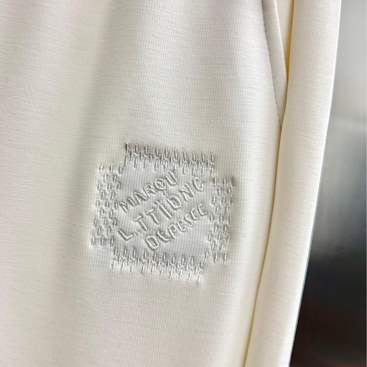 Embroidered Logo Casual Pants