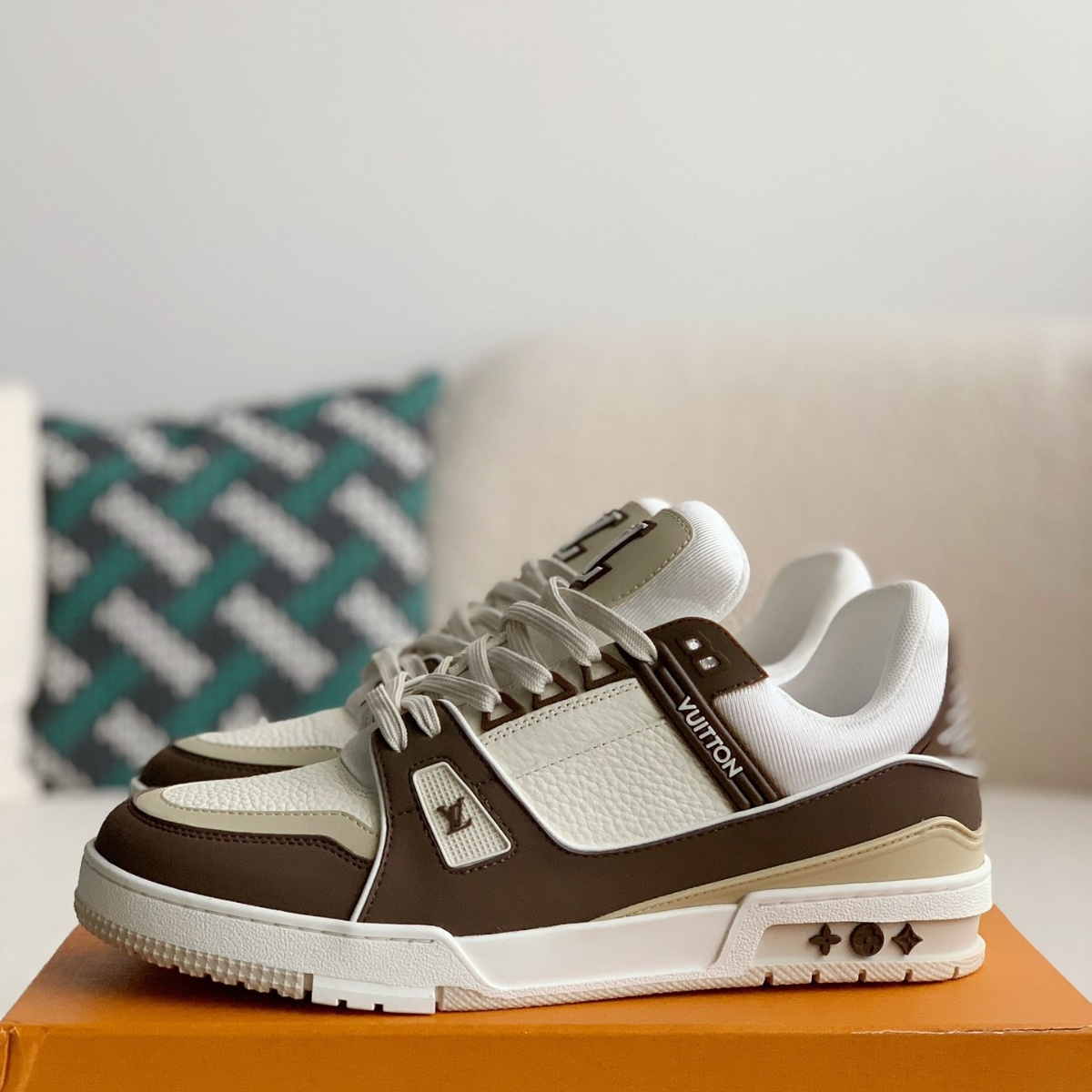 Trainers 'Beige Brown'