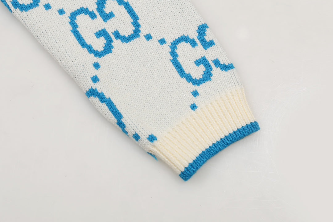 New Alphabet Jacquard Crew-Neck Sweater