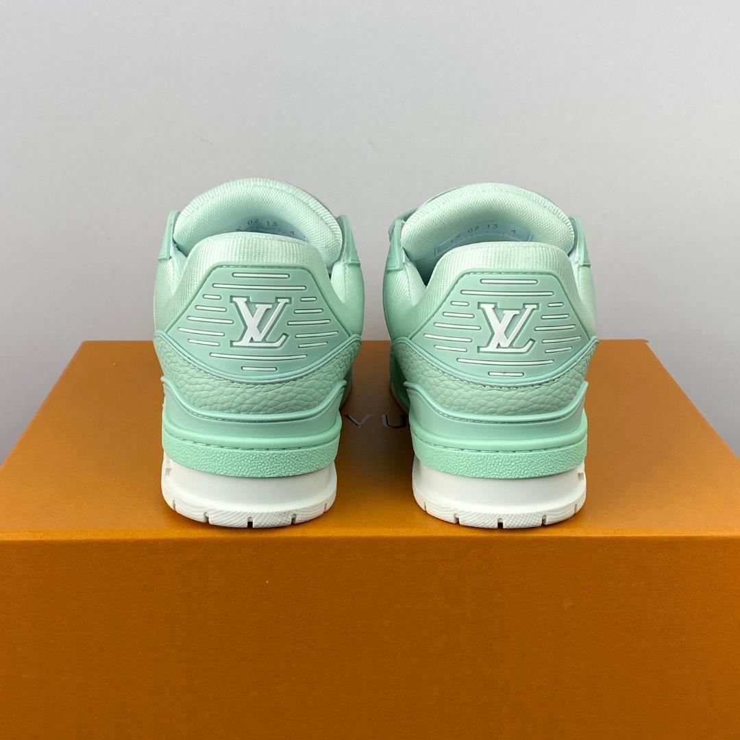Mint Green White Trainer