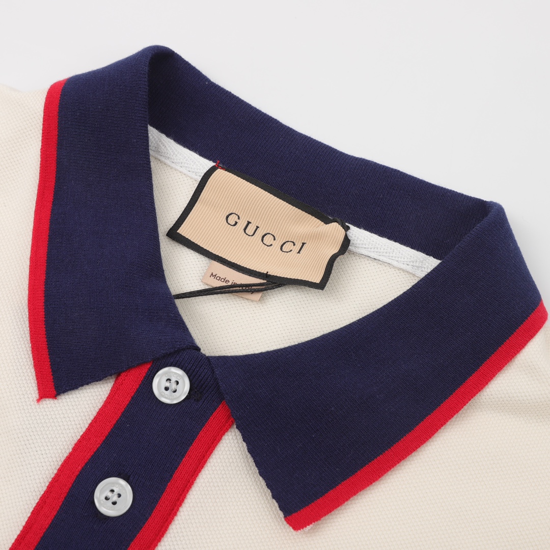 Pocket embroidered short-sleeved polo shirt