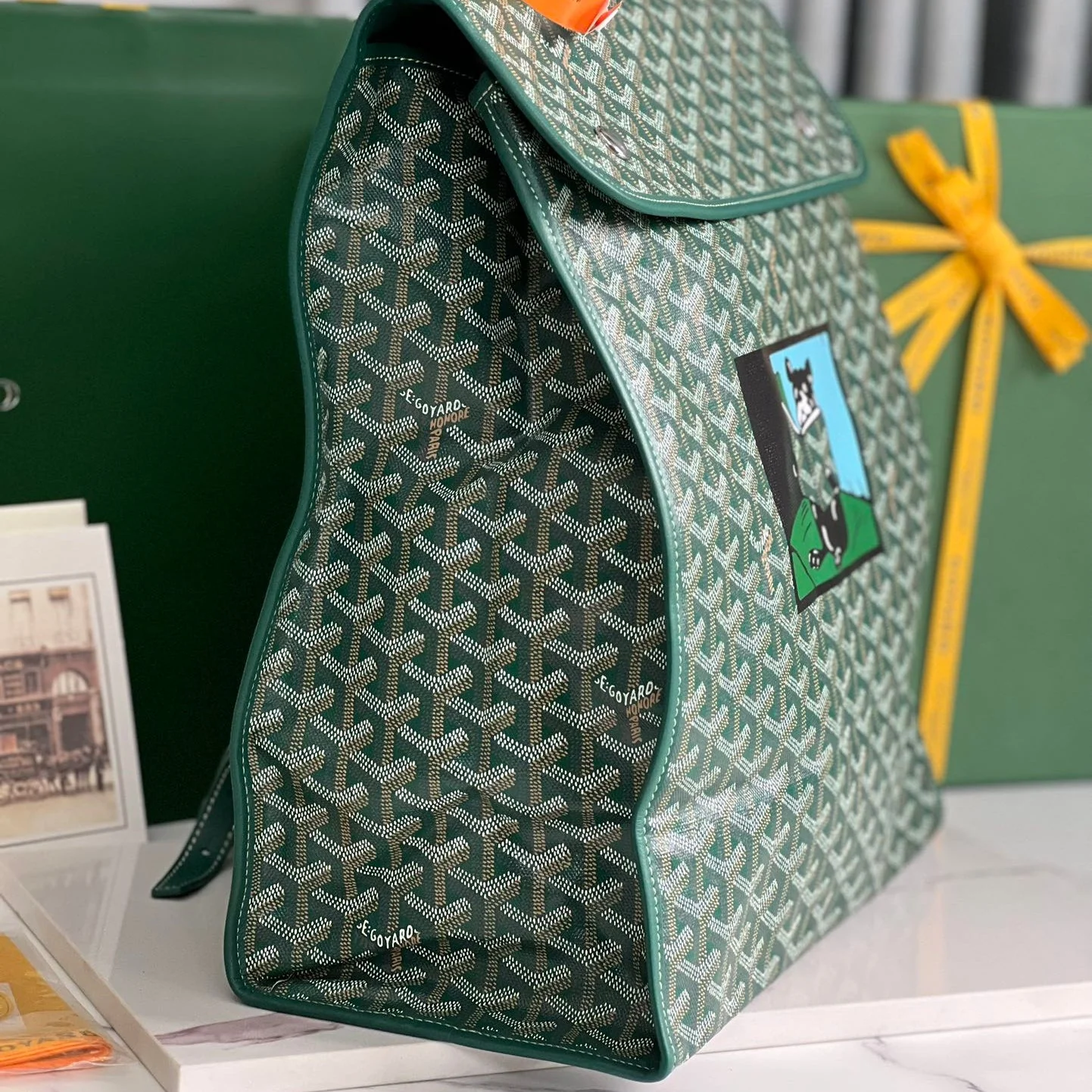 Green Folding Backpack
