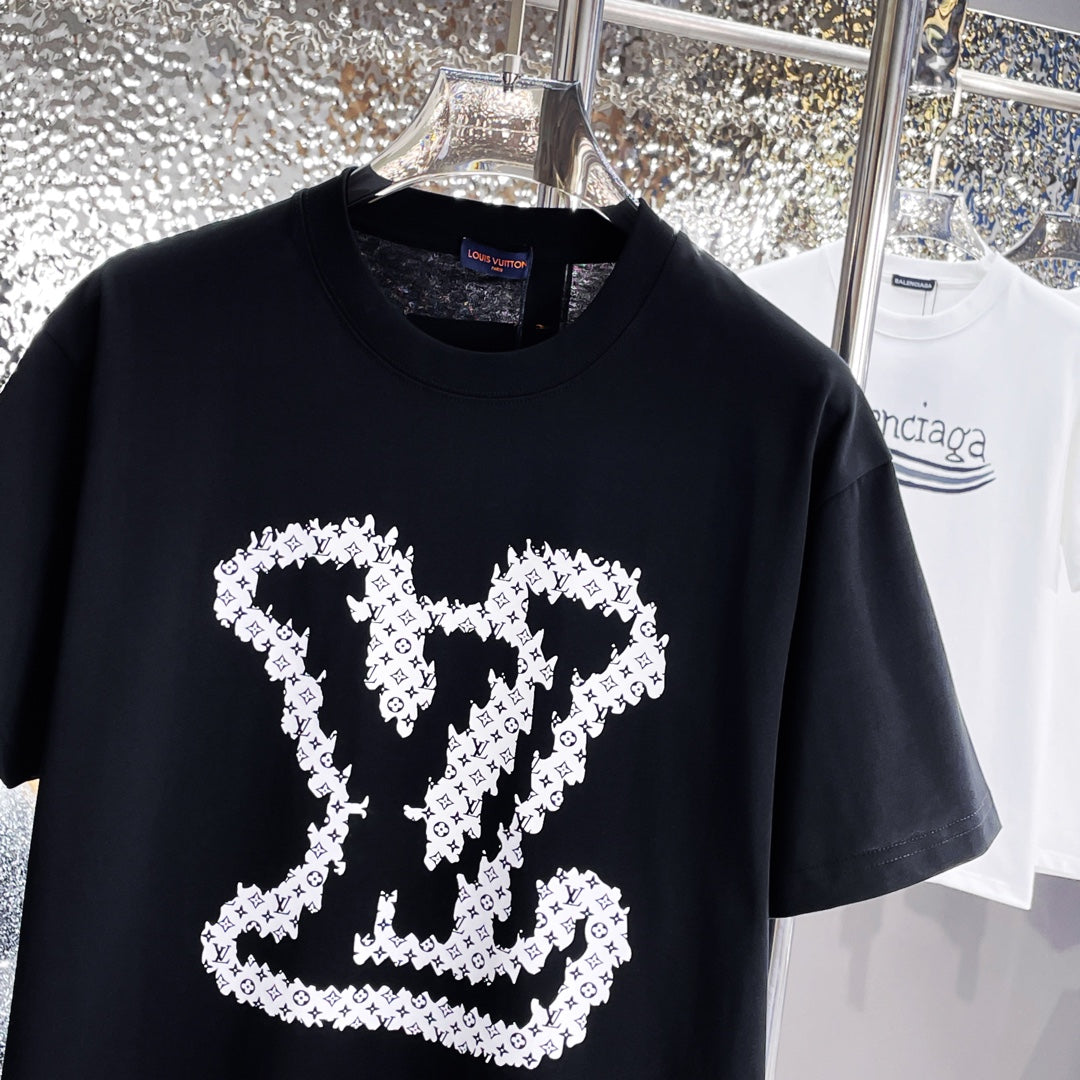 New Letter Pattern Cotton Breathable T shirt