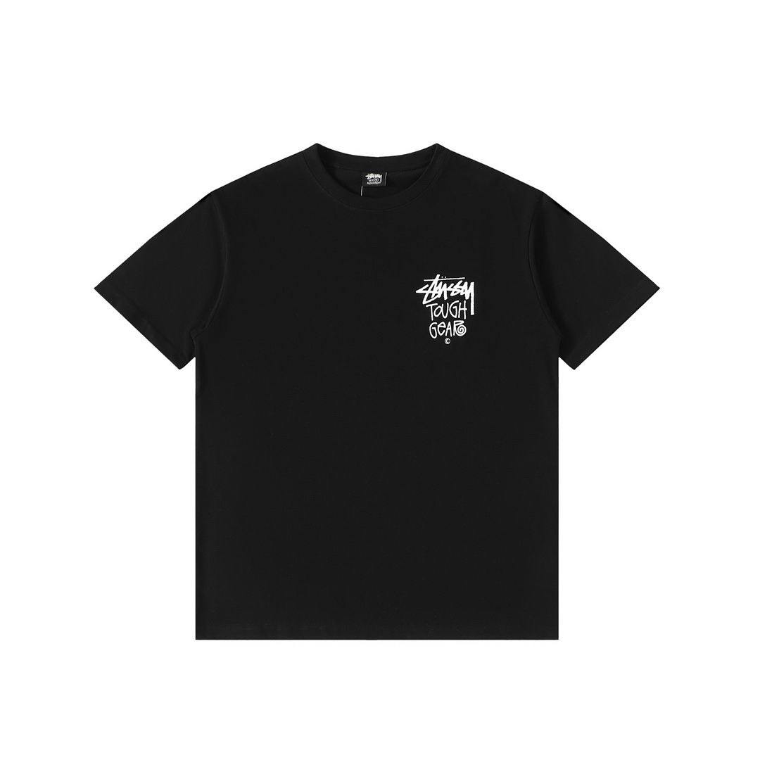 Screen printed short sleeve T-shirt