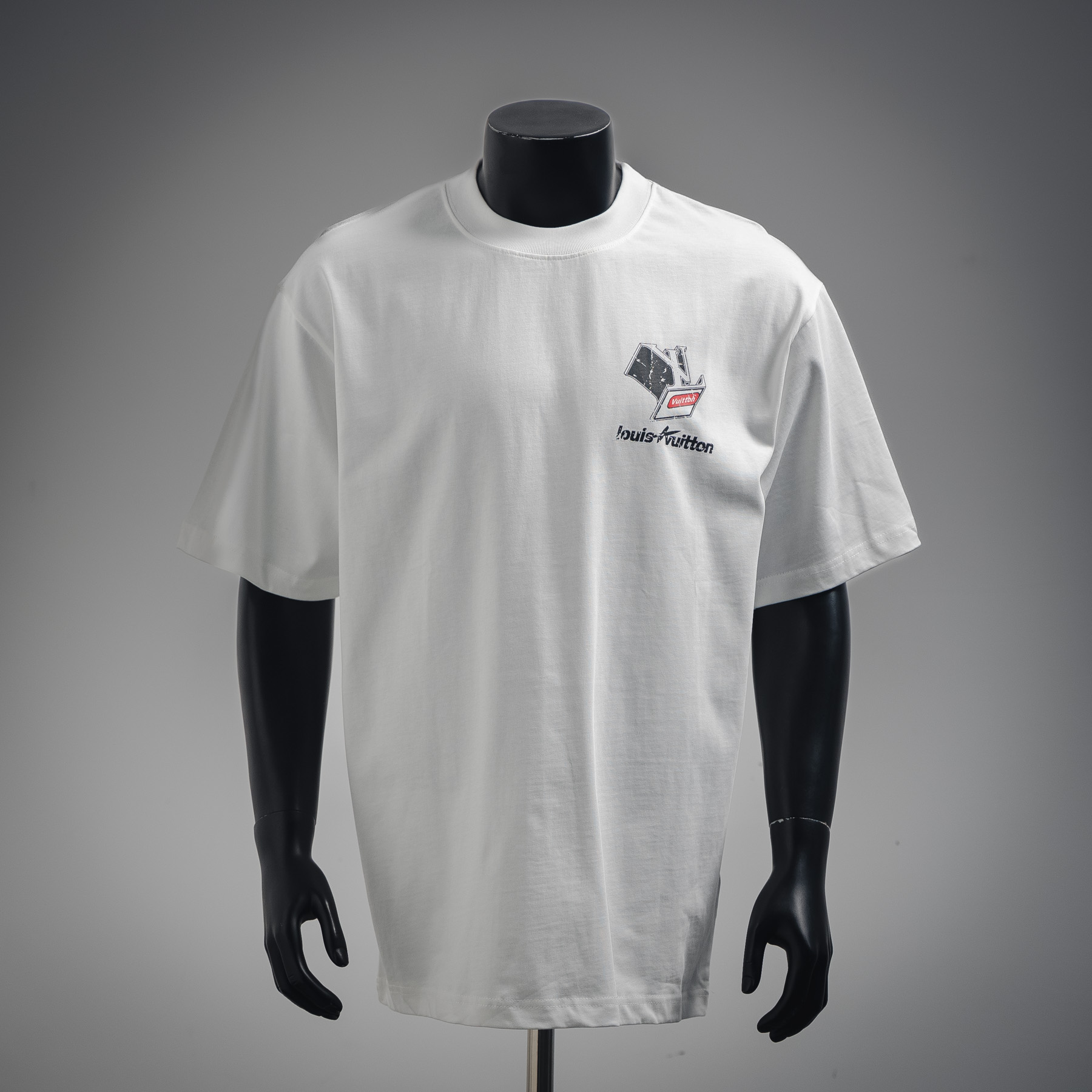 Cutout War Horse Appliqué T-Shirt