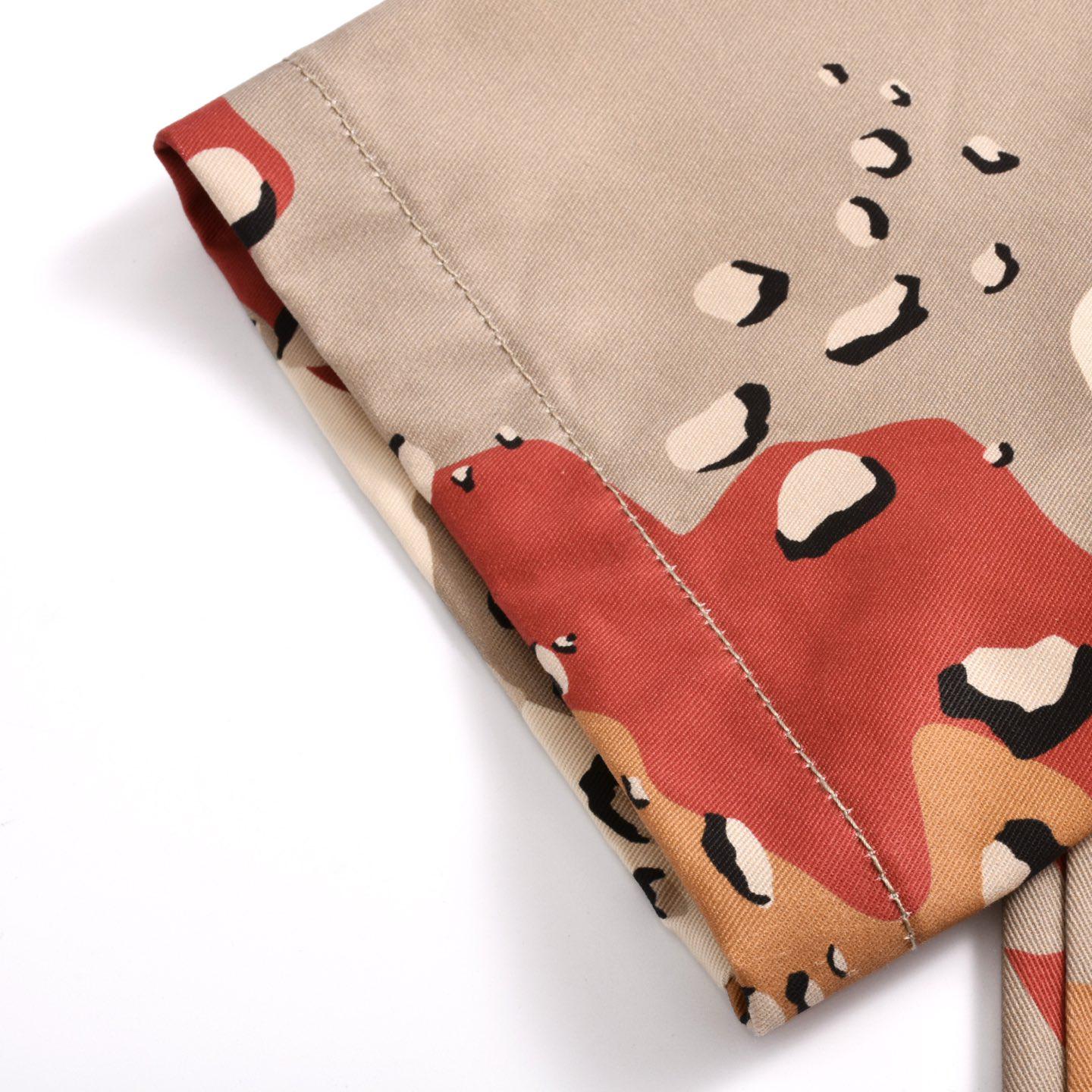 Cross camouflage short-sleeved shirt