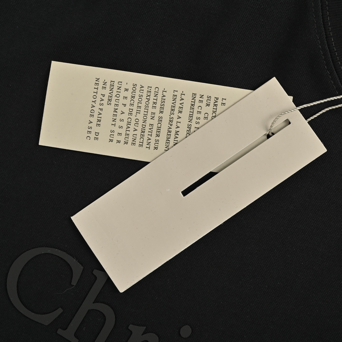 25ss shadow letter embroidered short-sleeved T-shirt