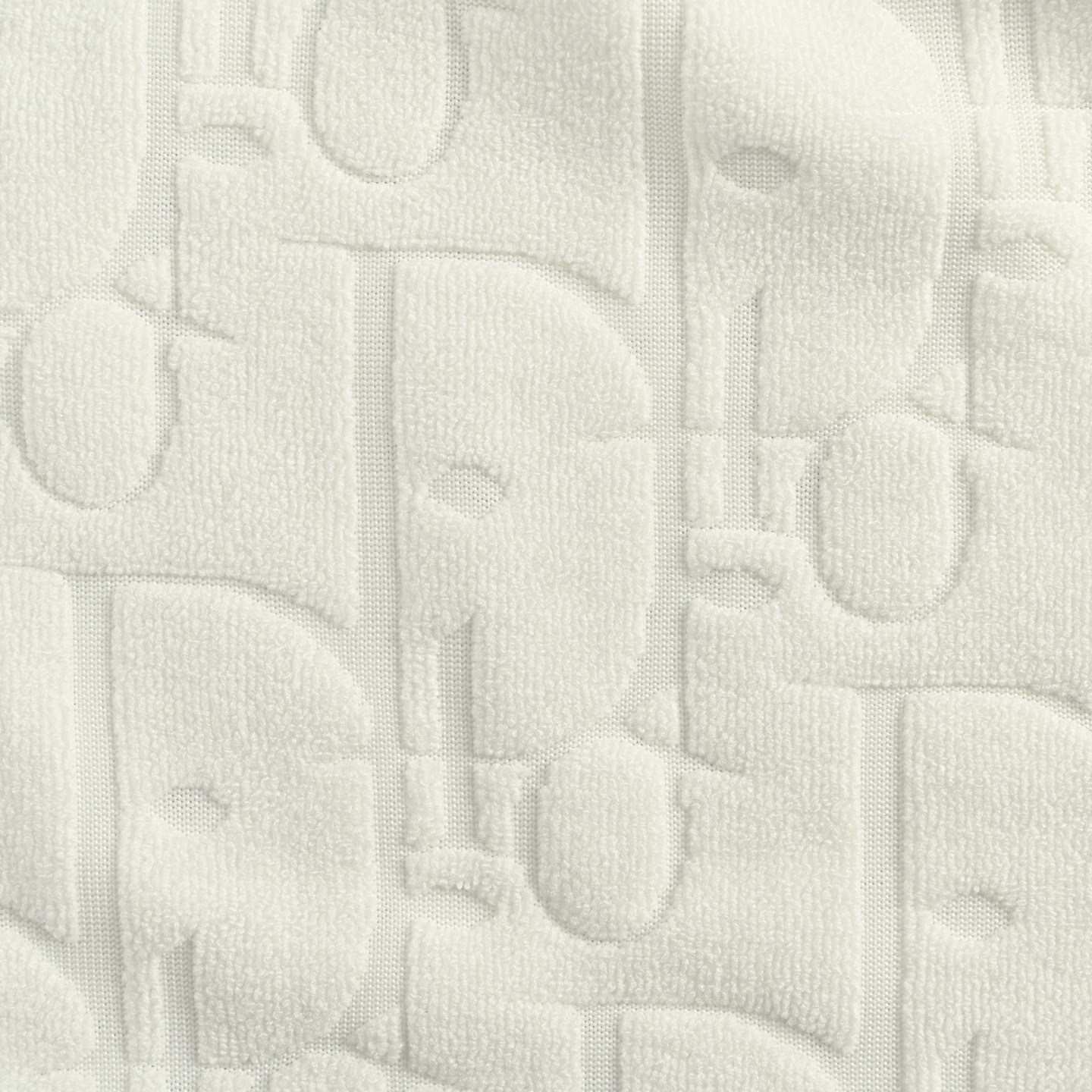 Hidden-print logo jacquard towelling shorts