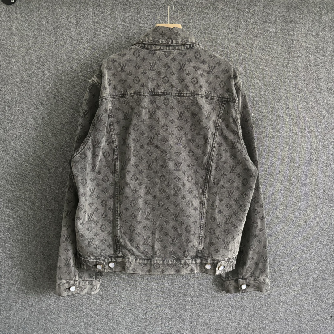 Heavy Jacquard Denim Jacket