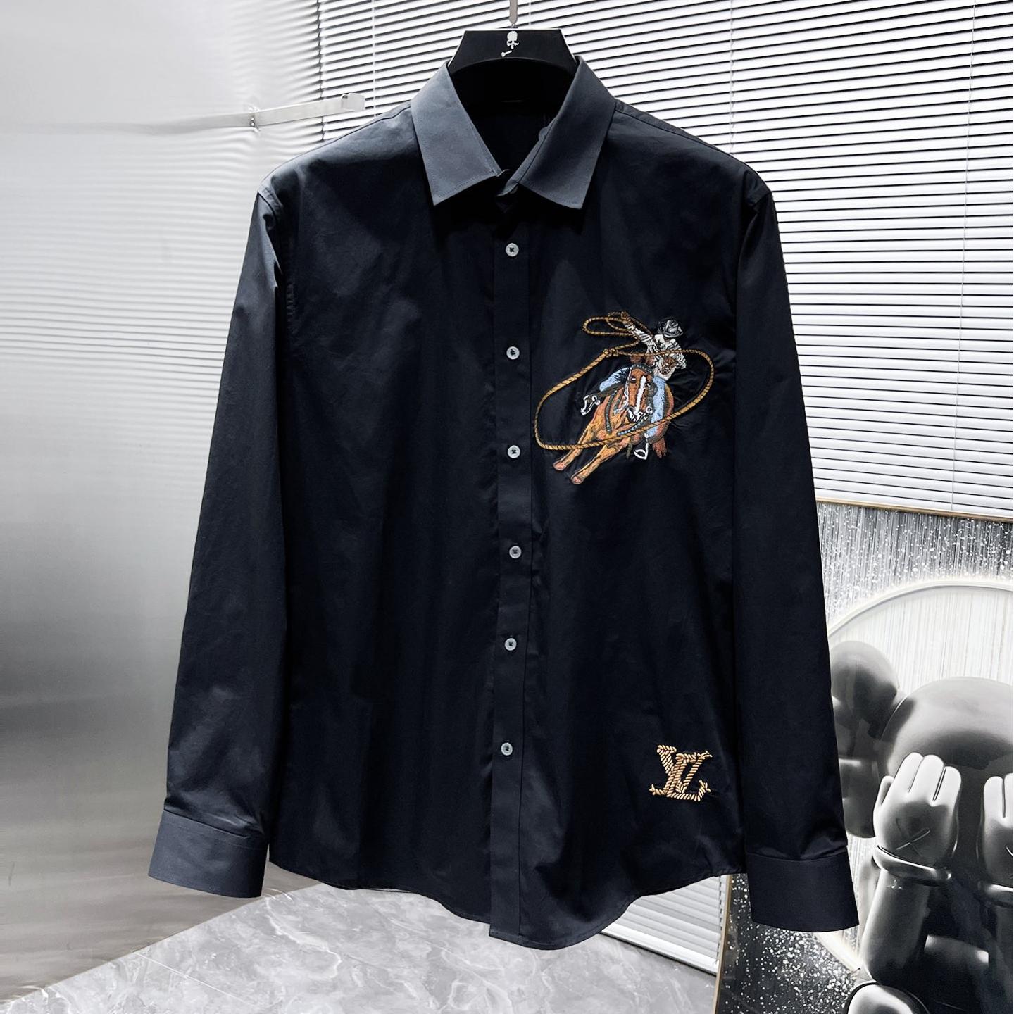 Horse Riding Embroidered Shirt