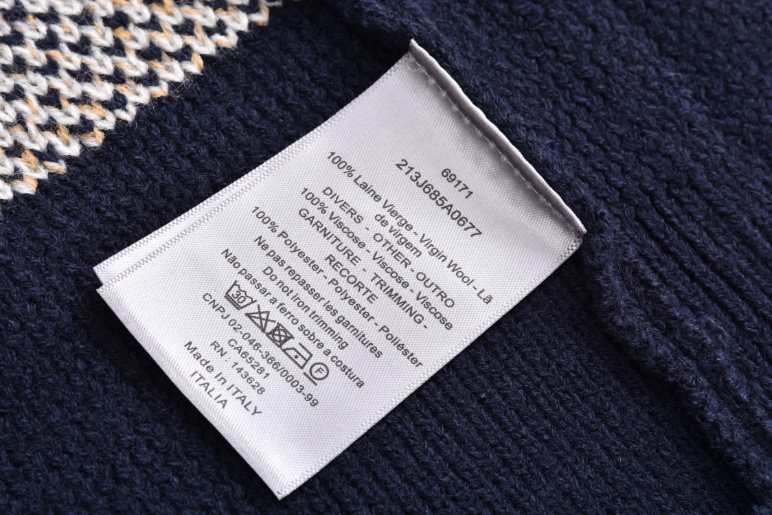 All Over Print Jacquard Cardigan Sweater