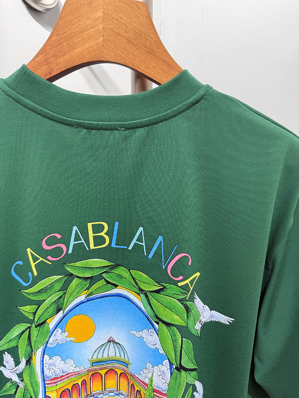 Casablanca Digital printed round neck T-shirt