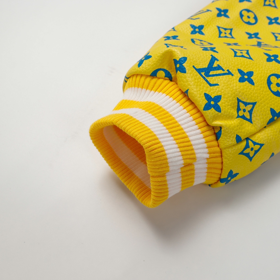 Men-s Varsity Leather Baseball Jacket