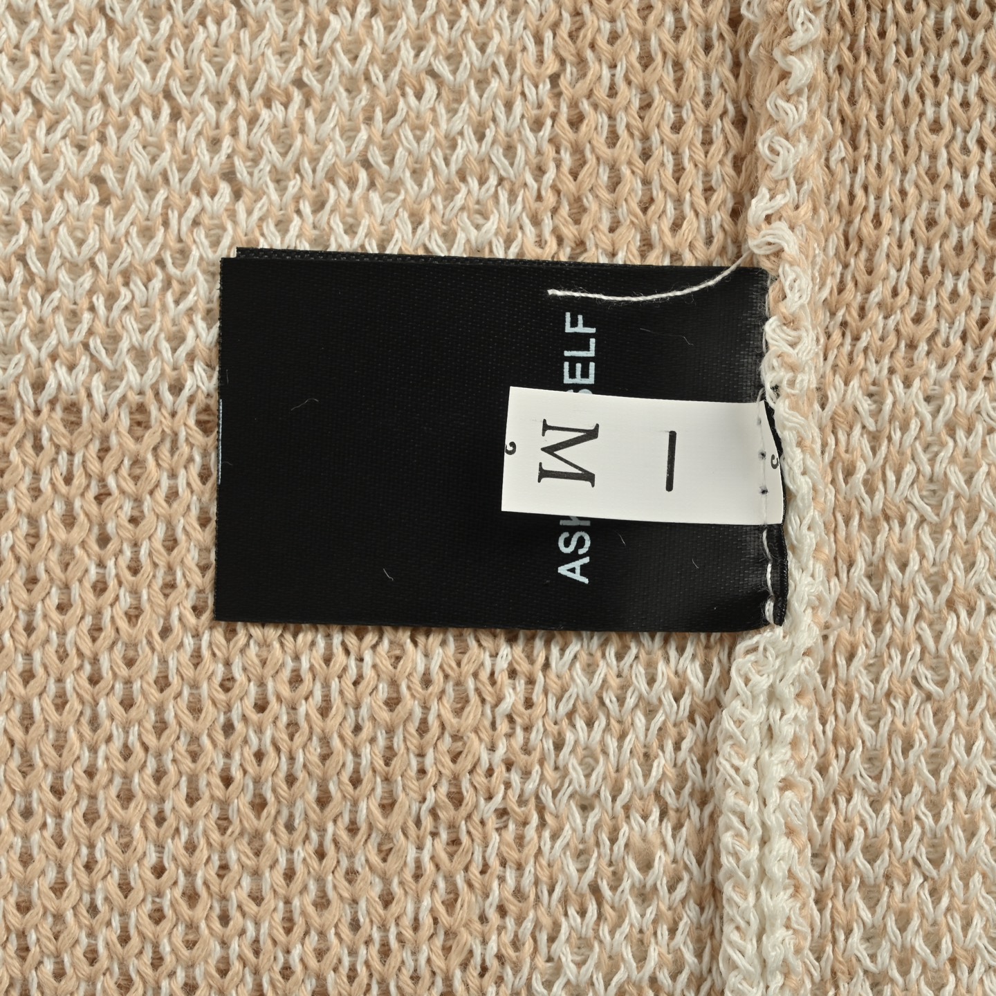 25SS Checkered Knit Short Sleeve Shirt