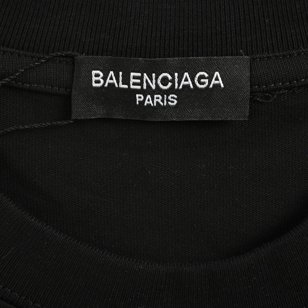 Double B No Passing Print Short Sleeve T-shirt