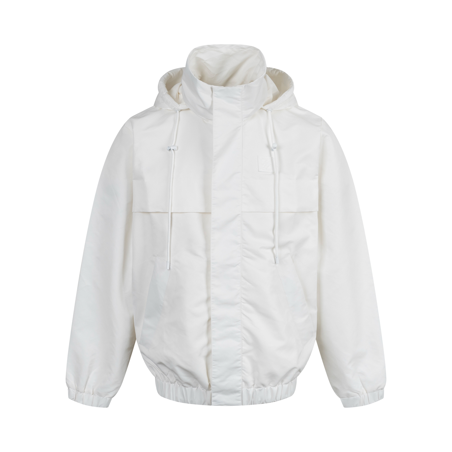 Solid color patchwork windproof jacket