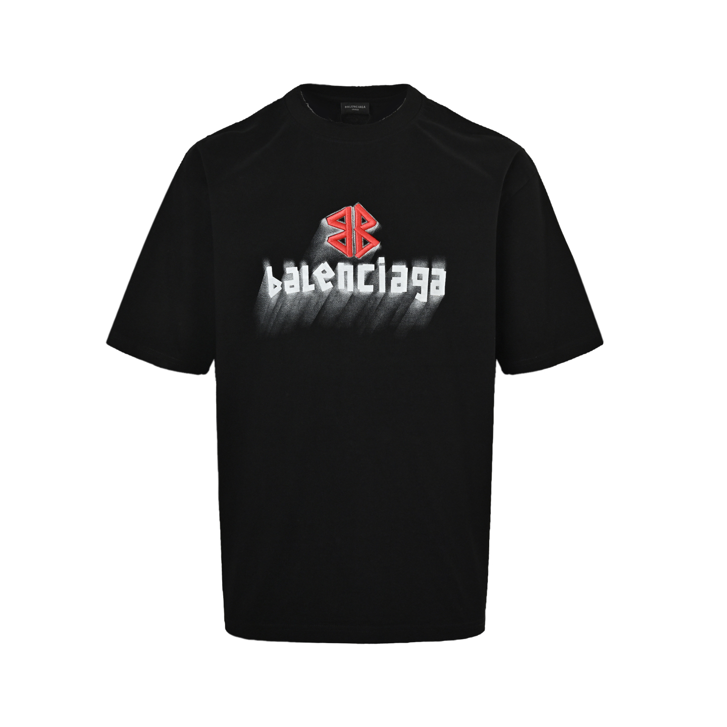 Embroidered Ghost Inkjet T-shirt